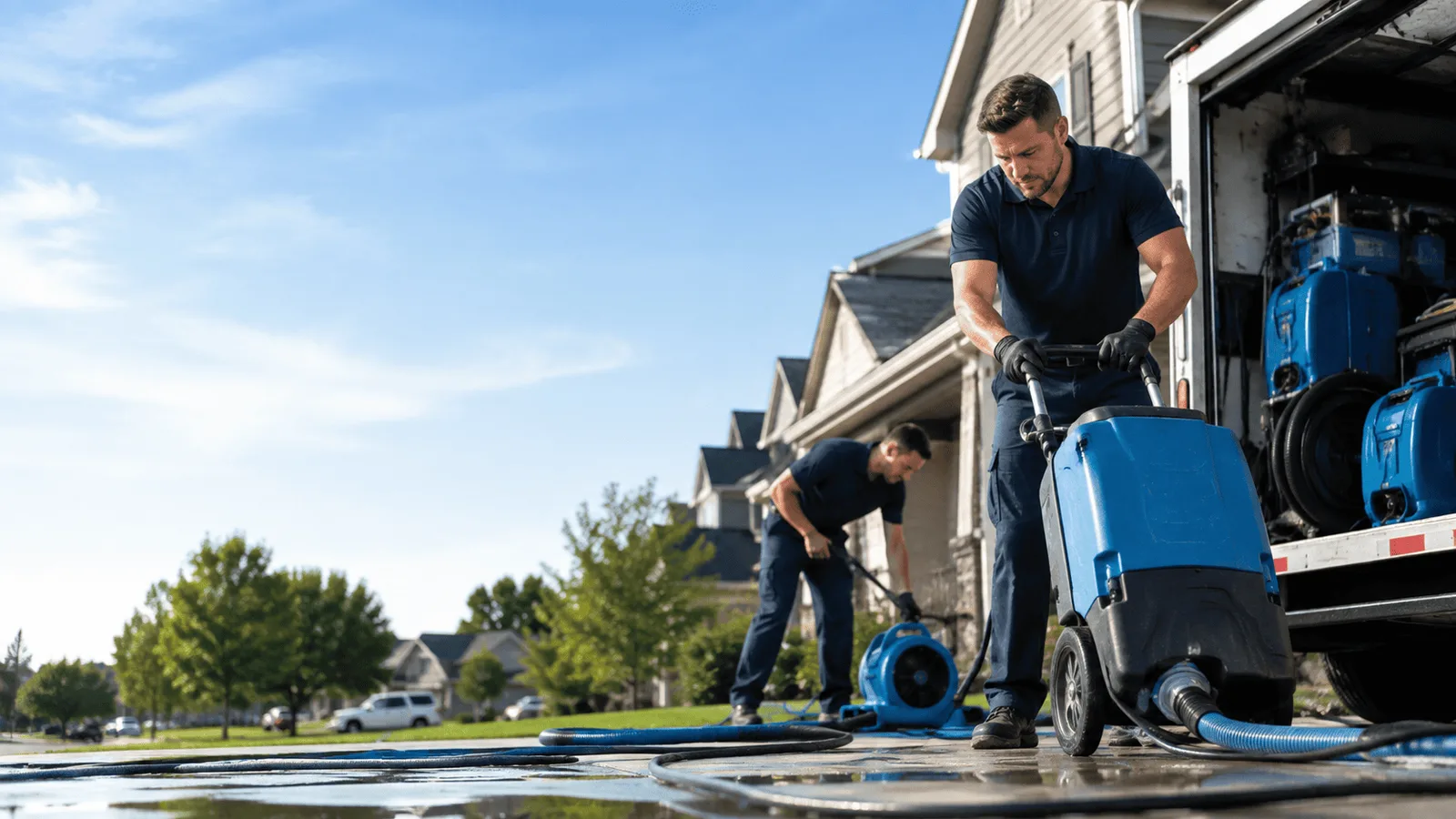 Dehumidification being performed in Mondamin, IA